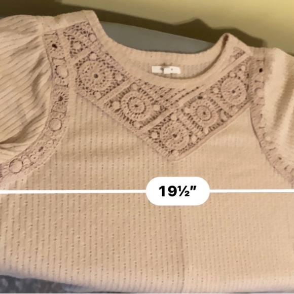 Maurice’s ivory color  lightweight sweater size large - Picture 12 of 13